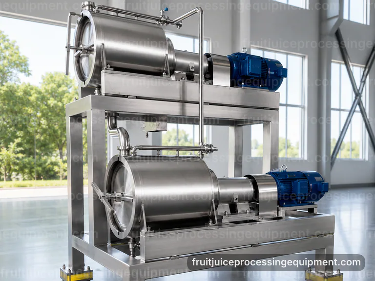 integrated fruit juice processing equipment, applied process engineering: line balance and product routing connection view